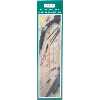 Набор для чистки оружия LUCKY VIEW (Kami La Trading), шомпол, 3 ерша, 6,35 калибр